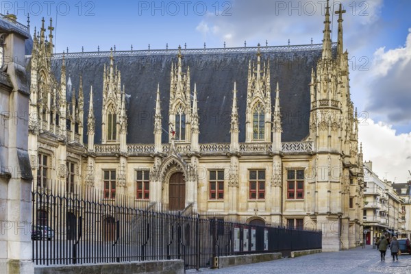 Rouen Palace of Justice, is one of the most beautiful Gothic palaces of France, dates from the beginning of the XVI century
