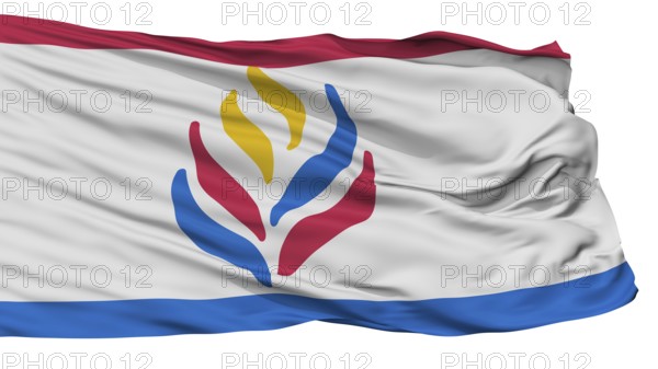 Learning And Lib Flag, Isolated On White Background