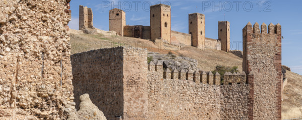 Fortress of Molina de los Caballeros, Molina de Aragón, province of Guadalajara, Spain, Europe