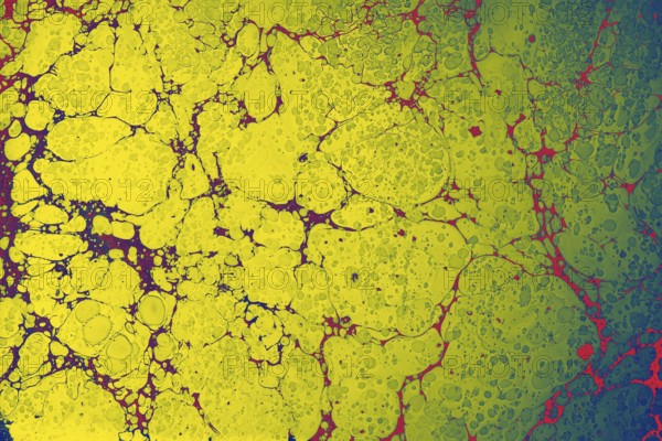 Abstract colored background. Marbling of aqueous surface design