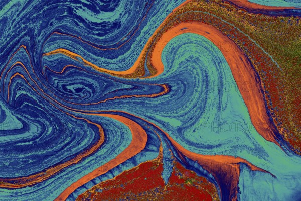 Abstract creative marbling pattern for fabric, design background texture abstract