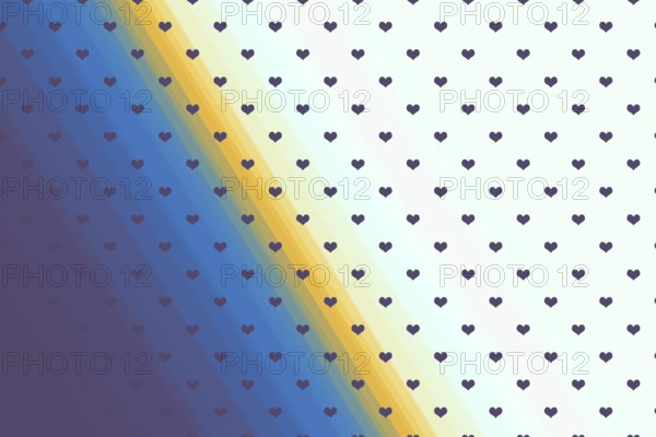 Valentine's Day template with heartsfor banners, inviations, advertisements, cards
