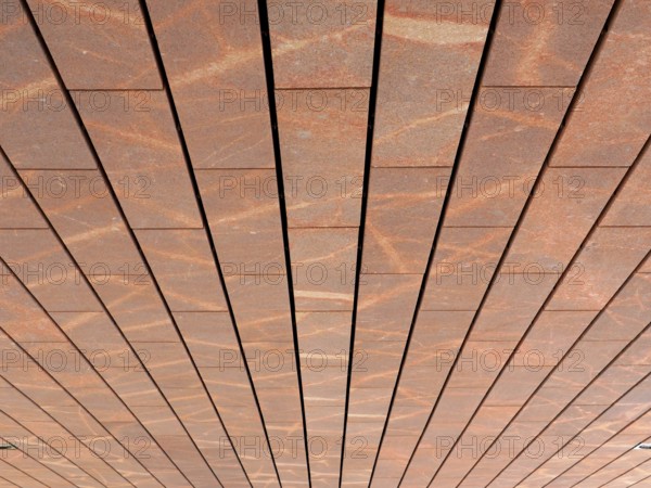 Ceiling made of Rochlitz porphyry, textured background structure, rustic, stone background