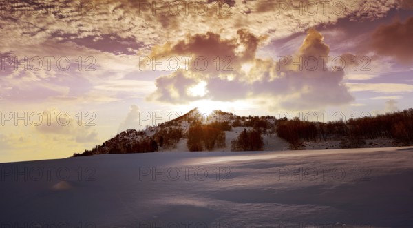 Cerler Ampriu mountain in Pyrenees of Huesca in Spain