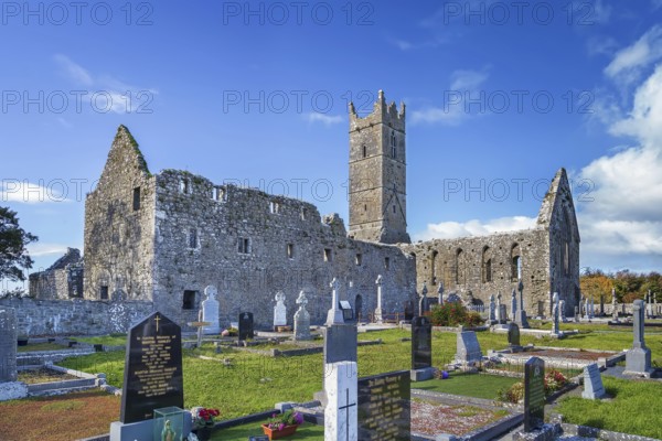 Claregalway Friary is a medieval Franciscan abbey located in the town of Claregalway, County Galway, Ireland, Europe