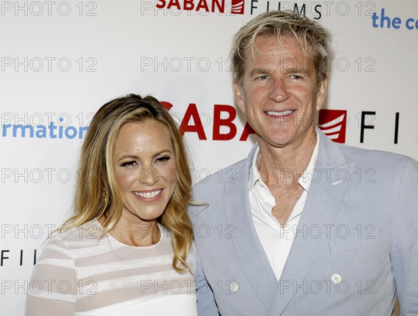Maria Bello and Matthew Modine at the Los Angeles premiere of 'The Confirmation' held at the NeueHouse in Hollywood, USA on March 15, 2016