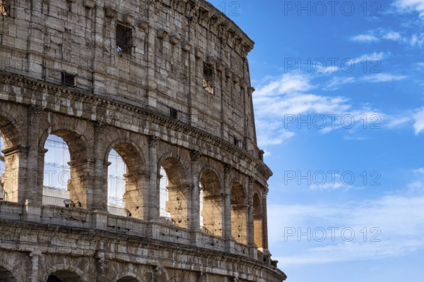 View of the Coliseum of Rome