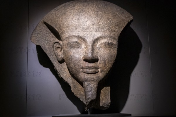 Fragment of the lid of the sarcophagus of pharaoh Ramesses VI, 20th dynasty, tomb of Ramesses VI, valley of the kings, Thebes, Egypt, replica collection of the British Museum, Africa