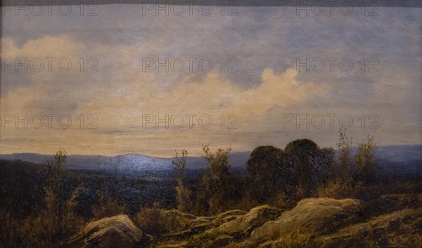 Landscape, Joan O Neille Rossinyol, oil on canvas, Museu de Mallorca, Palma, Majorca, Spain, Europe