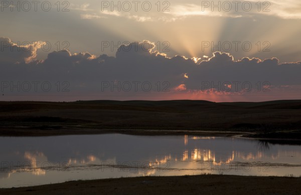 Storm Clouds Canada rural countryside Prairie Scene