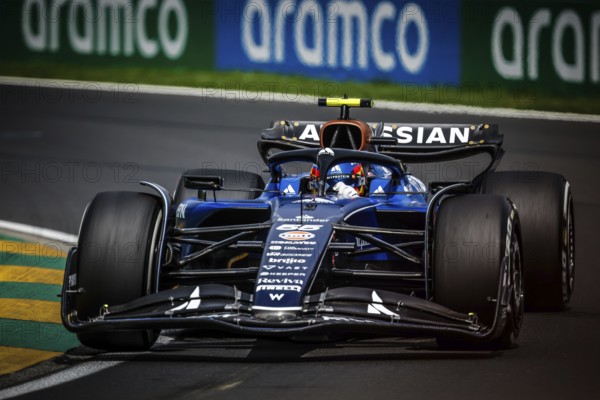 MELBOURNE, AUSTRALIA - MARCH 15: Carlos Sainz of Spain drives the Atlassian Williams Racing FW47 during third practice in the 2025 Australian Grand Prix at Albert Park in Melbourne, Australia, Oceania