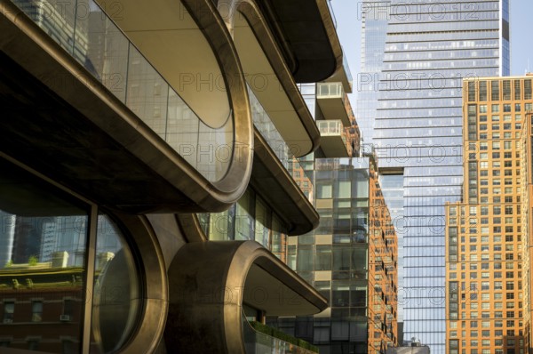 Facade of a building, New York City - US