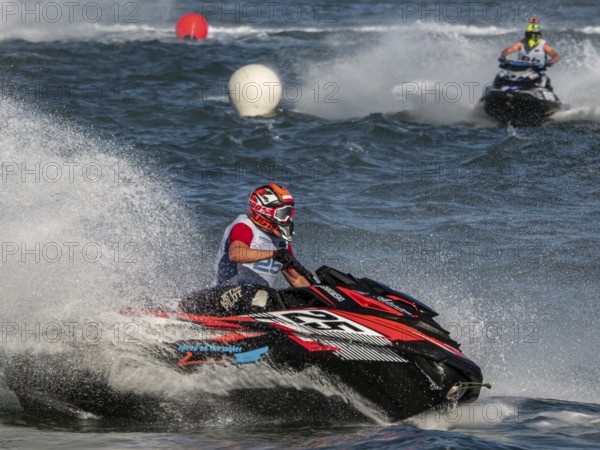 Olbia, Italy - September 16 - 20192 Aquabike world Championship gran prix of Italy