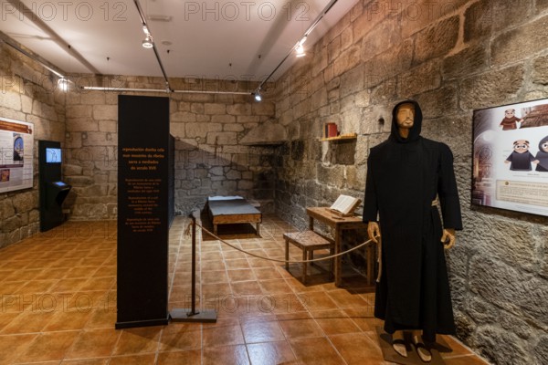 Casa Prioral, centro de interpretación de la Ribeira Sacra, monasterio de San Pedro de Rocas, Esgos, Ourense, Galicia, Spain, Europe
