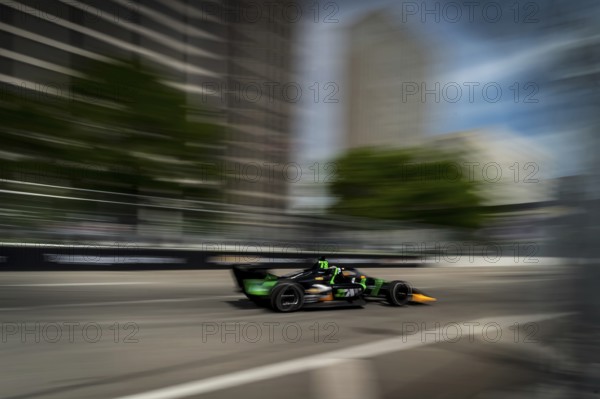 AGUSTIN HUGO CANAPINO (78) of Arrecifes, Argentina travels through turn 3 to qualify for the Detroit Grand Prix on the Streets of Detroit in Detroit, MI