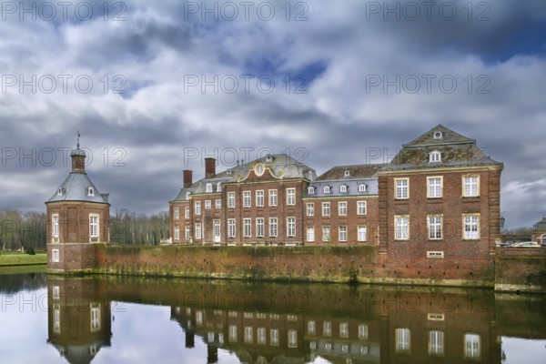 Nordkirchen palace is situated in the town of Nordkirchen in North Rhine Westphalia, Germany, Europe