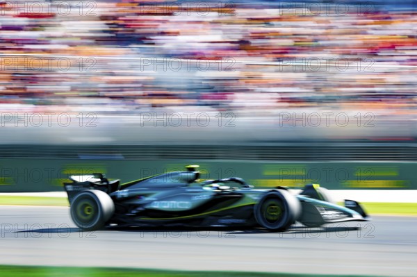 MELBOURNE, AUSTRALIA, MARCH 24: Fernando Alonso of Spain drives the Aston Martin AMR24 Mercedes during the 2024 Australian Grand Prix at Albert Park in Melbourne, Australia, Oceania