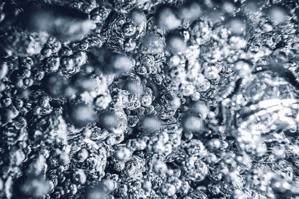 Underwater bubbles Abstract background .Air bubbles in water background