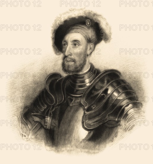 Sir Nicholas Carew oder Carewe, ca. 1496-1539, englischer Höfling und Diplomat