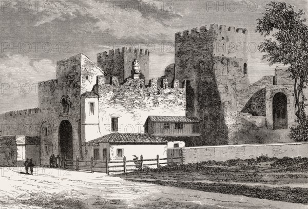 The Porta San Paolo, San Paolo Gate, Rome, Italy, 19th Century, Europe