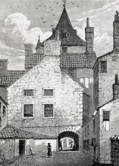 Tolbooth Wynd, Canongate, Edinburgh, Scotland, 18th century