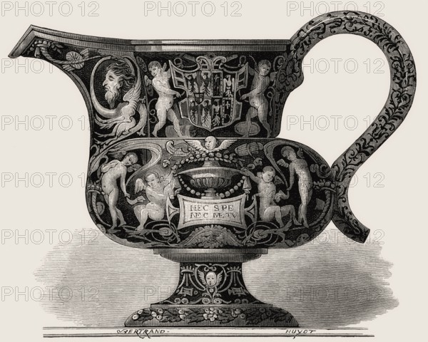 Italian hanap, Faience, 16th century