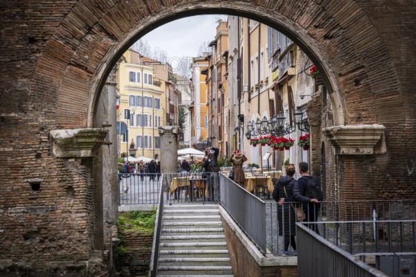 Octavia Portico, 27 a. C, Jewish ghetto of Rome, Rome, Lazio, Italy, Europe