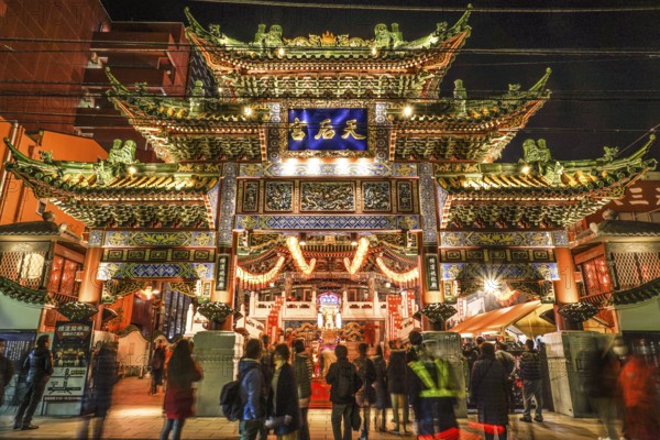 Yokohama Mazu Temple (Yokohama Chinatown). Shooting Location: Yokohama-city kanagawa prefecture