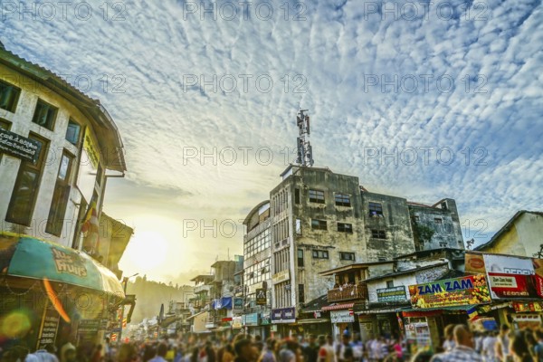 Sri Lanka Candy skyline (Perahera festival). Shooting Location: Sri Lanka, candy