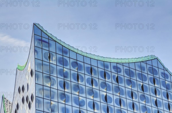 The Elbphilharmonie, a concert hall in Hamburg, Germany, Europe