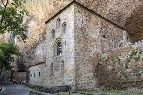 Royal Monastery of San Juan de la Peña, Botaya, Huesca, Aragon, Spain, Europe