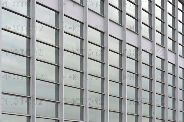 Big glass wall building