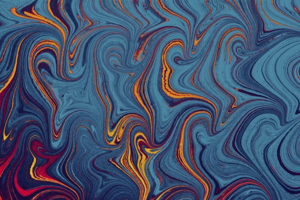 Abstract creative marbling pattern for fabric, design background texture