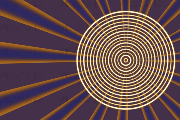 Modern background with circles. Abstract design for flyers banners and presentations, with space for text