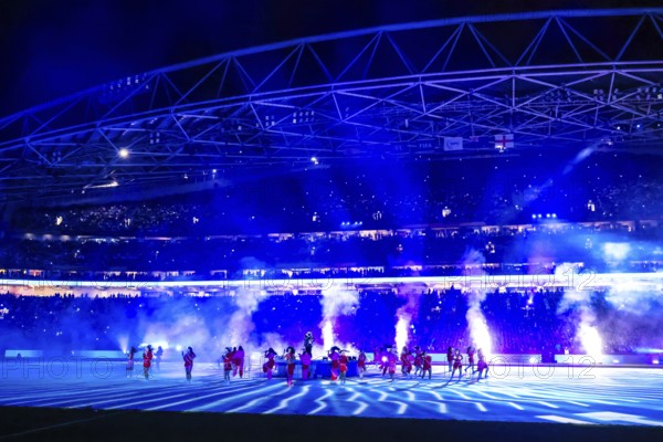 SYDNEY, AUSTRALIA, AUGUST 20: Closing ceremony with Tones I before Spain plays England in the final of the FIFA Women's World Cup Australia New Zealand 2023 at Stadium Australia on August 20, 2023