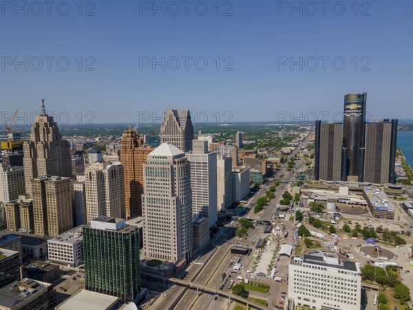 The Streets of Downtown Detroit plays host to the INDYCAR Series for the Chevrolet Detroit Grand Prix in Detroit, MI, USA, North America
