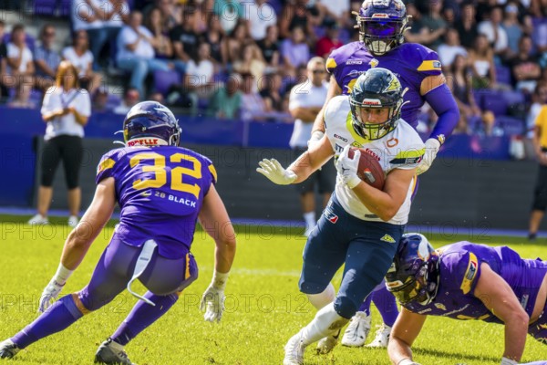 European League of Football, ELF/ Halbfinalspiel : Stuttgart Surge @ Vienna Vikings am 16. Sept. 2023 , in der Generali-Arena , Wien , Österreich