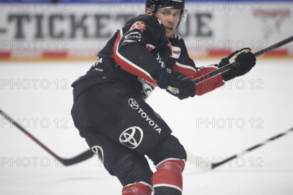 LanxessArena, Cologne, North Rhine-Westphalia, Parker Tuomie (Cologne Sharks, #62), PENNY DEL, Cologne Sharks- Nuremberg Ice Tigers on 27/09/2024 at LanxessArena in Cologne Germany .Photo