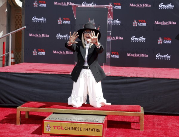 Diane Keaton at Diane Keaton Hand- and Footprint Ceremony held at the TCL Chinese Theater in Hollywood, USA on August 11, 2022., Hollywood, California, USA, North America