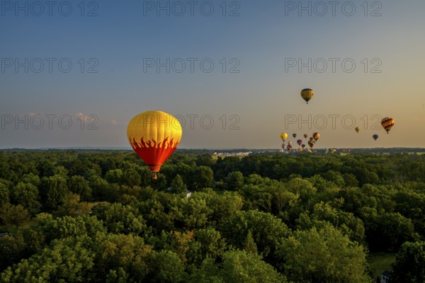 The New Jersey Lottery Festival of Ballooning, Solberg Airport, Whitehouse Station, NJ, USA, July 25, 2021, USA, North America