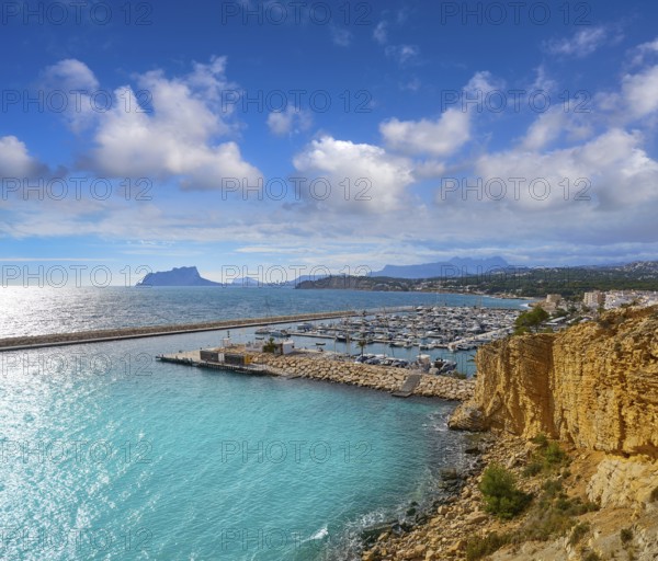 Moraira beach Portitxolet in Alicante at Teulada village of Spain