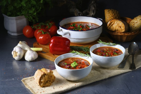 Spicy Mexican beef with beans