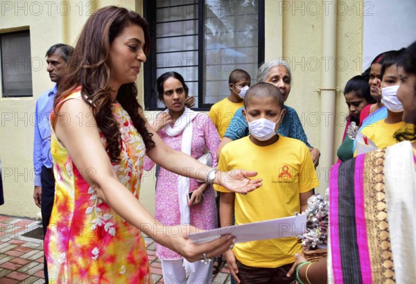 Bollywood actor Juhi Chawla during the inauguration of St Jude India Childcare centre in Mumbai, India on September 25, 2016