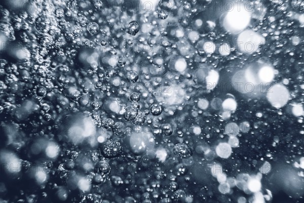 Underwater bubbles Abstract background .Air bubbles in water background