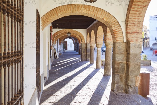 Zafra Plaza Grande in Spain Extremadura by the Via de la Plata way