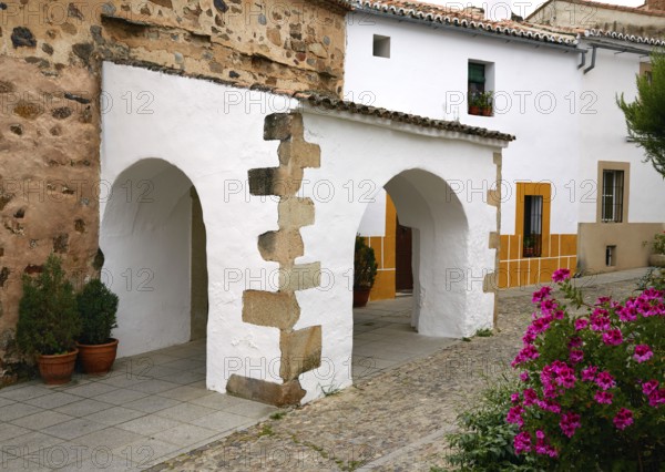 Caceres juderia Ermita saint Antonio in Spain Jewish quarter hermitage