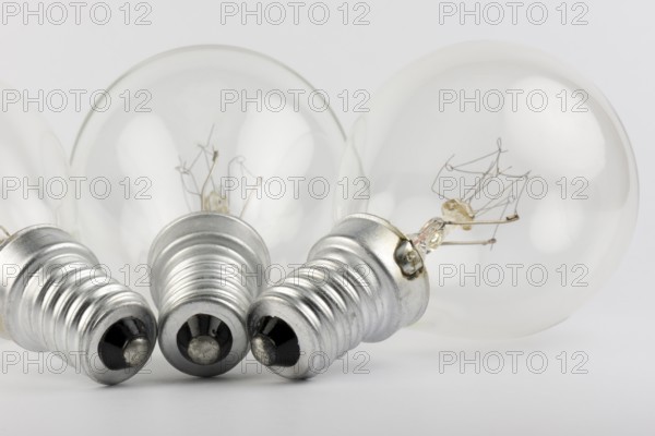 Collection of old light bulbs as a background image