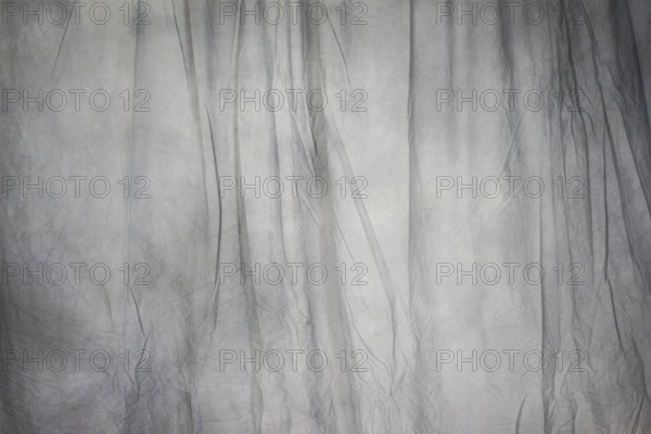 Dark semi-transparent curtain