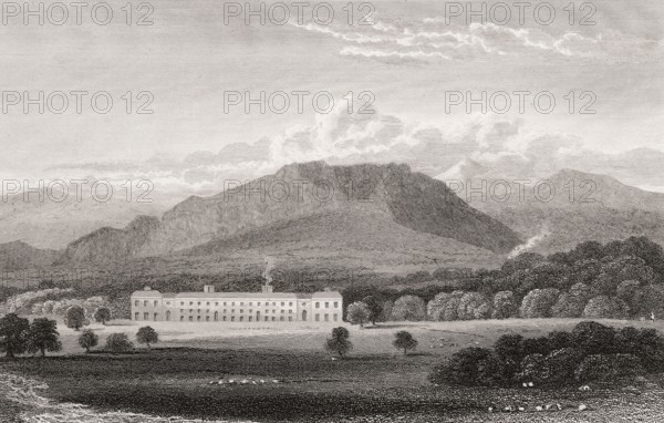 Buchanan Castle, Drymen, Stirlingshire, 19th century, from Modern Athens by Th. H. Shepherd