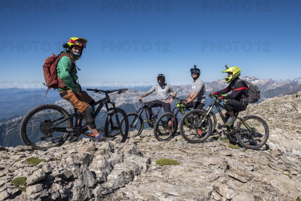 Helibike, Punta Suelza, 2972 metros, Huesca, Spain, Europe